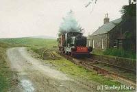 Looking south at Saughtree station.<br><br>[Shelley Mann //]