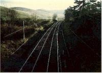 Looking south at the former Crawford station.<br><br>[Ewan Crawford //]