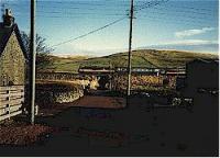 Looking west at Crawford, class 86 and train heading south.<br><br>[Ewan Crawford //]