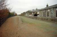 Peterhead platforms at the former Maud Junction station, viewed from the north.<br><br>[Ewan Crawford //]
