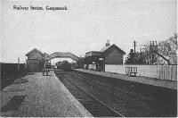 Postcard view of the station at Gargunnock while still open. View looks west.<br><br>[John McLaren Collection //]