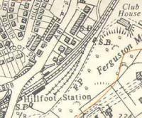 Ordnance Survey map of Hillfoot.<br><br>[Ewan Crawford //]