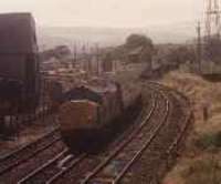 Looking west over Keith Junction with a class 37 passenger train.<br><br>[Ewan Crawford //]