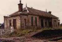Looking south at the former Kennethmont station building.<br><br>[Ewan Crawford //]