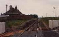 The former Kinloss station viewed from the level crossing.<br><br>[Ewan Crawford //]
