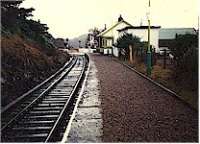 Morar station and level crossing viewed from the north.<br><br>[Ewan Crawford //]