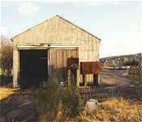 Aberlour goods shed, looking west.<br><br>[Ewan Crawford //]