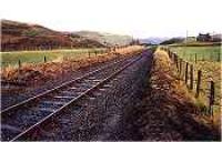 Looking east from the level crossing at the former Acheilidh Crossing.<br><br>[Ewan Crawford //]