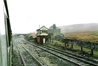 General View of Blea Moor with its signalbox and siding.<br><br>[John Gray //]