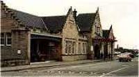 Exterior of Stirling station building.<br><br>[Ewan Crawford //]