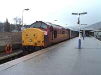 37418 East Lancashire Railway with the Caledonian Sleeper at Fort William.<br><br>[John Gray //]