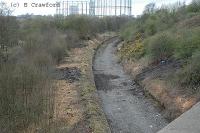 View looking south towards Anniesland over the future site of Kelvindale station.<br><br>[Ewan Crawford 15/04/2004]