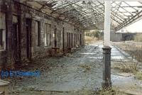 Under the canopy of the former westbound platform at Dunfermline Upper (now demolished). View looks west.<br><br>[Ewan Crawford //]