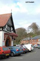 The entry to the station from the carpark and town. There are often taxis waiting here.<br><br>[Ewan Crawford 4/6/2004]