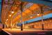 Canopies covering platforms 3 and 4 as seen from the trackbed, now in use as a carpark. Platforms 1 and 2, still in use, are seen to the right.<br><br>[Ewan Crawford 4/6/2004]