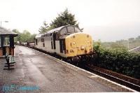 Last Aluminium train passes south through Arrochar and Tarbet.<br><br>[Ewan Crawford //]