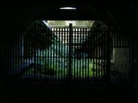 Entrance gates to the Botanics Station.<br><br>[Colin Harkins 09/07/2006]