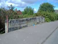 Little remains of this overbridge between Parkhead South and Tollcross.<br><br>[Colin Harkins 29/08/2006]