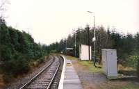 Platform view at Achnashellach looking east in 1994. This was originally a two platform station.<br><br>[Ewan Crawford //1994]