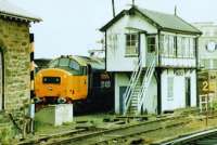 Inverness Loco Box. Although named after the TMD behind, it did not mechanically have anything to do with it. Five local cabins were removed when the new SC opened.(anyone got that date?)<br><br>[Brian Forbes /11/1992]
