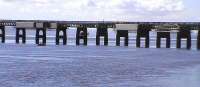 Preliminary work has started on the Tay Bridge. With the inflatable safety launch standing by.<br><br>[Brian Forbes 14/09/2006]
