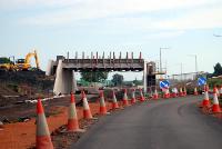 The new bridge to carry the replacement road to Hilton Road is nearing completion.<br><br>[Ewan Crawford 21/09/2006]