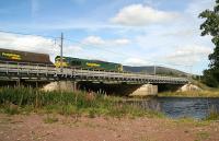 Northbound freight crossing the Clyde at Lamington - Sept 2006.<br><br>[John Furnevel /9/2006]