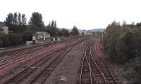 View to north with Perth main line on the left and the Alloa line to right.<br><br>[Brian Forbes 29/09/2006]