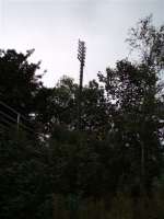 Redundant Telegraph Pole near to site of the former Signalbox.<br><br>[Colin Harkins 29/09/2006]