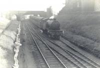 Haghill Junction. V1 2.6.2T 67626 passing on a Clydebank East - Springburn train in 1958.<br><br>[G H Robin collection by courtesy of the Mitchell Library, Glasgow 28/05/1958]