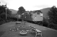 Glasgow bound train enters Arrochar and Tarbet in 1973 behind 5362.<br><br>[John McIntyre //1973]