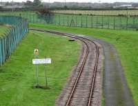Eastriggs 2006. View south into the military complex which once comprised 125 miles of private track serving factories employing 30,000 workers and stretching as far as Longtown on the other side of the border.<br><br>[John Furnevel 09/10/2006]