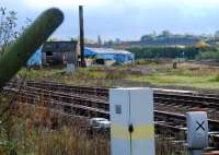 Looking south from Cowlairs Junction. CGU to left, the lifted Cowlairs Carriage Sidings Central and line to Queen Street right.<br><br>[Ewan Crawford 28/10/2006]