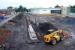 Alloa (New) station begins to come into existence. The base of the platform has been laid. At last!<br><br>[Ewan Crawford 21/09/2006]