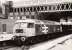 47.593 Galloway Princess sits under the Cathedral Street bridge with the newly introduced air conditioning for the Low Level platforms in the background.<br><br>[Brian Forbes //1985]