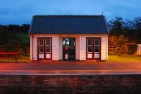 Waiting shelter on the southbound platform at Langwathby.<br><br>[Ewan Crawford 27/09/2006]