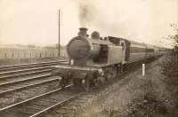 Glasgow - Gourock train at Arkleston. C.R. 4.6.2T 15351. Summer 1935<br><br>[G H Robin collection by courtesy of the Mitchell Library, Glasgow //1935]