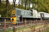 D9551 stands on the Royal Deeside Railway site at Milton of Crathes in November 2006.<br><br>[John Furnevel 05/11/2006]