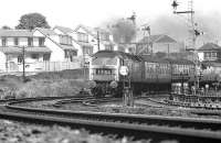 Aberdeen - Glasgow train passing Ferryhill Junction in June 1974.<br><br>[John McIntyre 08/06/1974]
