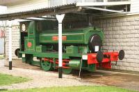 One of the rescued and restored ex Aberdeen Gas Corporation locomotives, No 3, sheltered from the rain (lucky for some) outside the Grampian Transport Museum, Alford, on 8 November 2006 (unfortunately the museum was closed for the winter!) [See image 18062]<br><br>[John Furnevel 08/11/2006]