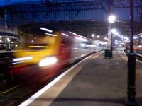 A Class 221 Super Voyager departing from platform 2 at Glasgow Central for Bournemouth<br><br>[Graham Morgan 09/12/2006]