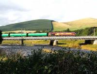 66149 takes the Dalston - Grangemouth empties over Lamington Viaduct in September 2006.<br><br>[John Furnevel 22/9/2006]