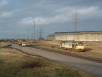 Job done. Light locomotive leaves the grids at Lackenby.<br><br>[Ewan Crawford 20/03/2006]
