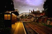 Evening at Brundall station between Norwich and Great Yarmouth in 2005.<br><br>[Ian Dinmore //2005]