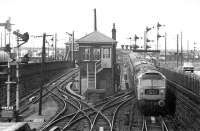 Passing Dundee West box in 1973. <br><br>[Bill Roberton //1973]