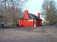 The old station building at Dornoch is now in the middle of a small industrial estate. It is in good condition and in use as a takeaway.<br><br>[John Gray 18/02/2007]