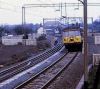 Class 303 eastbound from Cardross in 1968.<br><br>[John McIntyre /05/1968]