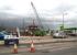 Work underway on what will become the main entrance to Alloa station. 15 February 2007.<br><br>[John Furnevel 15/02/2007]