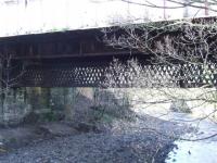 Disused Walkway over the River Cart to Cathcart Station.<br><br>[Colin Harkins 18/02/2007]