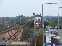 Leuchars Junction. Apart from the main lines (silvertops) the others are supernumerary at Leuchars North.<br><br>[Brian Forbes 25/03/2007]